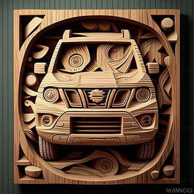 3D модель Nissan Terrano II (STL)